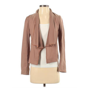 J.CREW Wool Blazer Brown Tan Jacket Draped Long Sleeves Women's Size 0